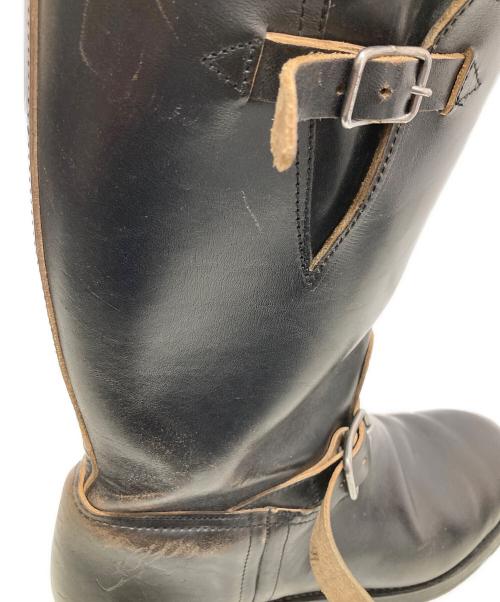 BLACK SIGN（ブラックサイン）BLACK SIGN (ブラックサイン) Aviator Boots　ロングブーツ　エンジニアブーツ ブラック サイズ:10 1/2の古着・服飾アイテム