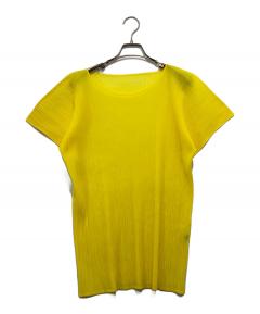 ISSEY MIYAKE イッセイミヤケ カットソー SIZE 3 IM04FJ958 イエロー 中古・古着通販】ISSEY MIYAKE (イッセイミヤケ) タートルネック