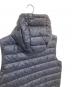 中古・古着 MONCLER (モンクレール) LARUNS(ローランス) ダウンベスト E10914334494 ネイビー サイズ:S：40000円