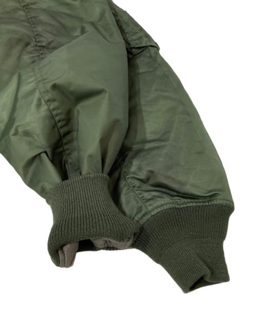 WOKE EDGE（ウォーク エッジ）WOKE EDGE (ウォーク エッジ) BEAMS FUTURE ARCHIVE (ビームスフューチャーアーカイブ) W/Edg MA-1 オリーブ サイズ:Lの古着・服飾アイテム