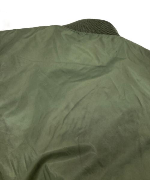 WOKE EDGE（ウォーク エッジ）WOKE EDGE (ウォーク エッジ) BEAMS FUTURE ARCHIVE (ビームスフューチャーアーカイブ) W/Edg MA-1 オリーブ サイズ:Lの古着・服飾アイテム