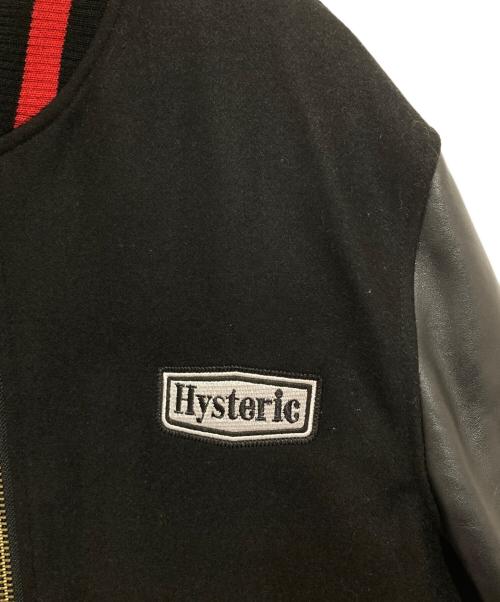 WIND AND SEA（ウィンダンシー）WIND AND SEA Hysteric Glamour (ヒステリックグラマー) Varsity Jacket(ヴァーシティジャケット) コラボスタジャン WDS-C-HYS-23-AP-Q1-01 ブラック サイズ:Xlの古着・服飾アイテム