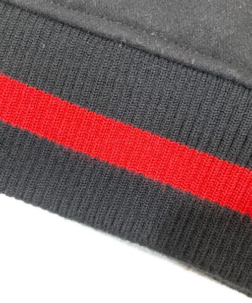 WIND AND SEA（ウィンダンシー）WIND AND SEA Hysteric Glamour (ヒステリックグラマー) Varsity Jacket(ヴァーシティジャケット) コラボスタジャン WDS-C-HYS-23-AP-Q1-01 ブラック サイズ:Xlの古着・服飾アイテム