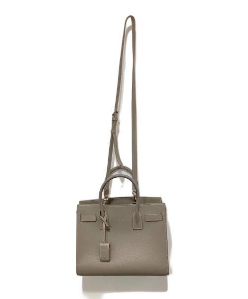 Saint Laurent Paris（サンローランパリ）Saint Laurent Paris (サンローランパリ) サックドジュール ベイビー 2WAYバッグ 421863 ベージュの古着・服飾アイテム