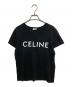 CELINE（セリーヌ）の古着「ロゴプリントTシャツ X237370E　半袖Tシャツ」｜ブラック
