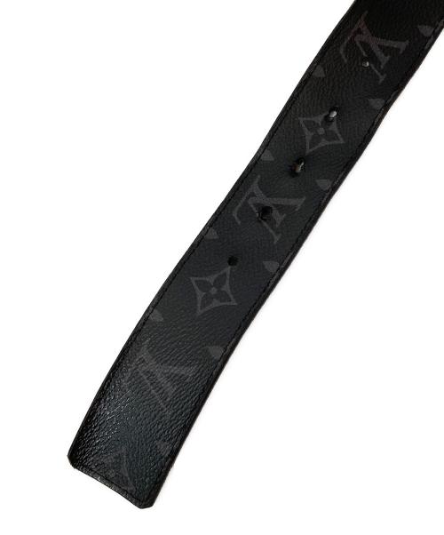 LOUIS VUITTON（ルイ ヴィトン）LOUIS VUITTON (ルイ ヴィトン) サンチュールベルト エクリプス　ロゴバックルベルト　M0157 ブラックの古着・服飾アイテム