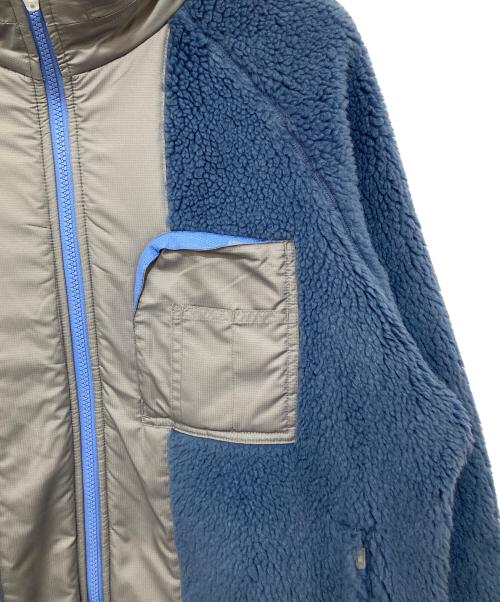 Marmot Capital（マーモット キャピタル）Marmot Capital (マーモット キャピタル) 切替ボアフリースジャケット　 JK　NLM72301 ブルー サイズ:Mの古着・服飾アイテム