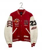 AMIRIアミリ）の古着「TIGER VARSITY JACKET(タイガーバーシティジャケット) 23AW」｜レッド