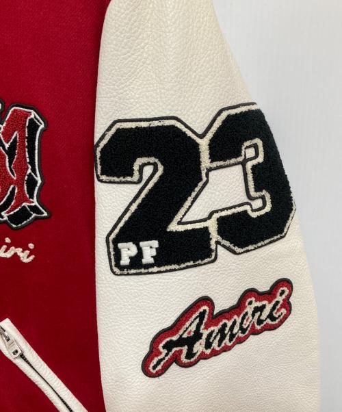 AMIRI（アミリ）AMIRI (アミリ) TIGER VARSITY JACKET(タイガーバーシティジャケット) 23AW レッド サイズ:Lの古着・服飾アイテム