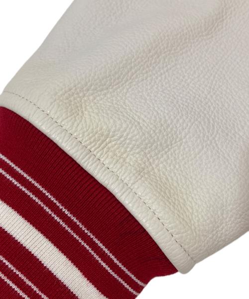 AMIRI（アミリ）AMIRI (アミリ) TIGER VARSITY JACKET(タイガーバーシティジャケット) 23AW レッド サイズ:Lの古着・服飾アイテム