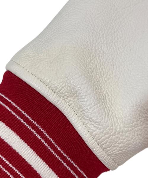 AMIRI（アミリ）AMIRI (アミリ) TIGER VARSITY JACKET(タイガーバーシティジャケット) 23AW レッド サイズ:Lの古着・服飾アイテム