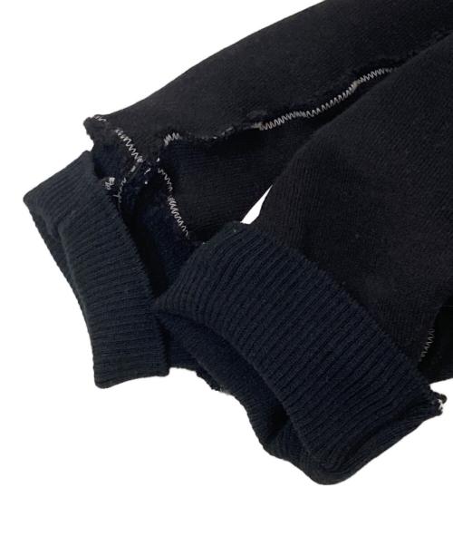 SAINT MICHAEL（セントマイケル）SAINT MICHAEL (セントマイケル) A LOVE MOVEMENT (アラブモーメント) KNIT ZIP HOODIE(ニットジップフーディ) 25AW SM-HR1-0000-C69 ブラック サイズ:Lの古着・服飾アイテム