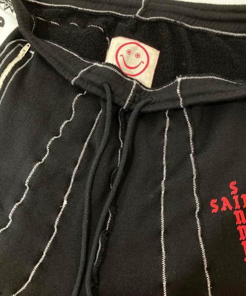 SAINT MICHAEL（セントマイケル）SAINT MICHAEL (セントマイケル) A LOVE MOVEMENT (アラブモーメント) ALM SWEAT PANTS(スウェットパンツ) 25AW SM-HR1-0000-C71 ブラック サイズ:Lの古着・服飾アイテム