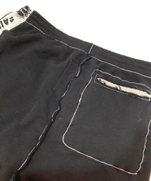 SAINT MICHAEL（セントマイケル）SAINT MICHAEL (セントマイケル) A LOVE MOVEMENT (アラブモーメント) ALM SWEAT PANTS(スウェットパンツ) 25AW SM-HR1-0000-C71 ブラック サイズ:Lの古着・服飾アイテム