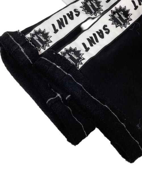 SAINT MICHAEL（セントマイケル）SAINT MICHAEL (セントマイケル) A LOVE MOVEMENT (アラブモーメント) ALM SWEAT PANTS(スウェットパンツ) 25AW SM-HR1-0000-C71 ブラック サイズ:Lの古着・服飾アイテム