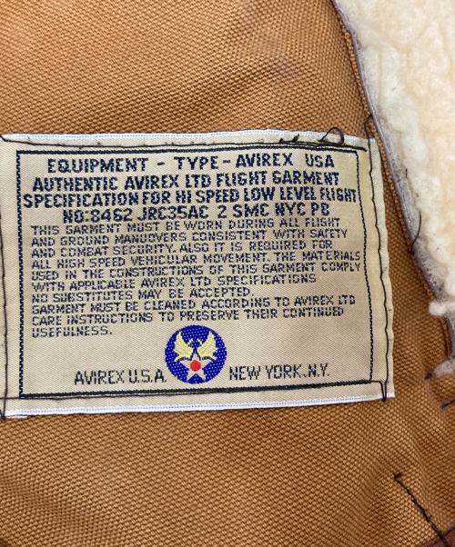 AVIREX（アヴィレックス）AVIREX (アヴィレックス) TYPE B-3 ムートンジャケット 33H5595 ブラウン サイズ:38の古着・服飾アイテム