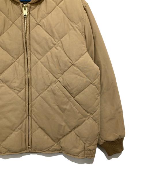 Eddie Bauer（エディーバウアー）Eddie Bauer (エディーバウアー) SKYLINER ダウンジャケット E942430 復刻モデル JAPAN EDITION  ベージュ サイズ:Mの古着・服飾アイテム