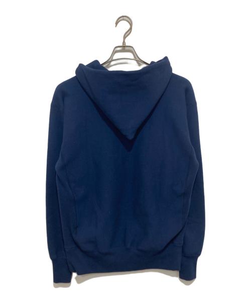 Champion（チャンピオン）Champion (チャンピオン) RW HALF ZIP HOODED SWEATSHIRT　ハーフジップパーカー　C3-A119 ネイビー サイズ:Mの古着・服飾アイテム
