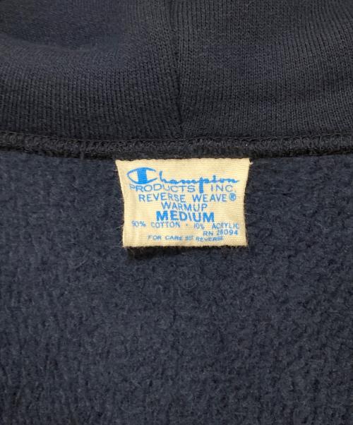 Champion（チャンピオン）Champion (チャンピオン) RW HALF ZIP HOODED SWEATSHIRT　ハーフジップパーカー　C3-A119 ネイビー サイズ:Mの古着・服飾アイテム