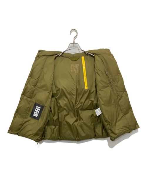MONCLER GENIUS（モンクレール ジーニアス）MONCLER GENIUS (モンクレール ジーニアス) RABEH ダウンベスト 22AW H10921A00036 アイボリー×オリーブ サイズ:1の古着・服飾アイテム