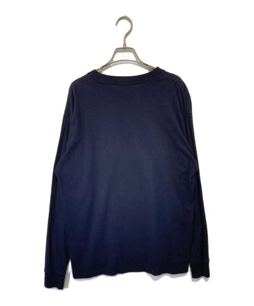 COMOLI（コモリ）COMOLI (コモリ) 空紡天竺 長袖Tシャツ　X01-05008 ネイビー サイズ:2の古着・服飾アイテム