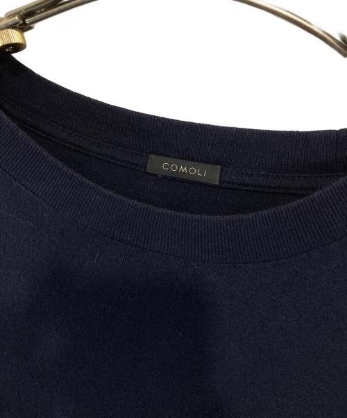 COMOLI（コモリ）COMOLI (コモリ) 空紡天竺 長袖Tシャツ　X01-05008 ネイビー サイズ:2の古着・服飾アイテム