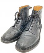 Tricker'sトリッカーズ）の古着「SHIPS別注 コードバンカントリーシューズ 899554　ダイナイトソール」｜ネイビー