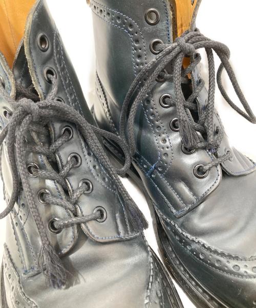 Tricker's（トリッカーズ）Tricker's (トリッカーズ) SHIPS別注 コードバンカントリーシューズ 899554　ダイナイトソール ネイビー サイズ:6 1/2の古着・服飾アイテム