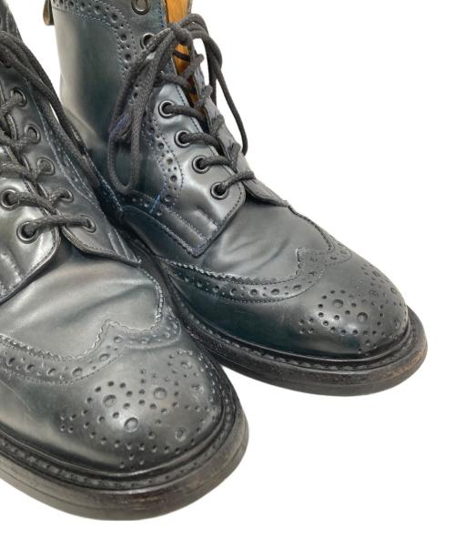 Tricker's（トリッカーズ）Tricker's (トリッカーズ) SHIPS別注 コードバンカントリーシューズ 899554　ダイナイトソール ネイビー サイズ:6 1/2の古着・服飾アイテム