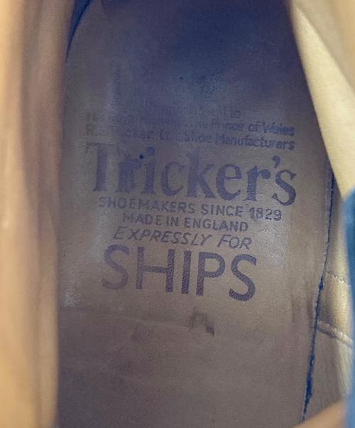 Tricker's（トリッカーズ）Tricker's (トリッカーズ) SHIPS別注 コードバンカントリーシューズ 899554　ダイナイトソール ネイビー サイズ:6 1/2の古着・服飾アイテム