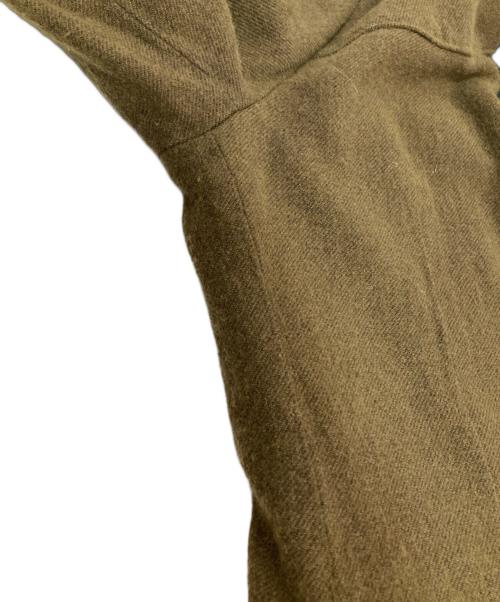 COMME des GARCONS HOMME DEUX（コムデギャルソン オム ドゥ）COMME des GARCONS HOMME DEUX (コムデギャルソン オム ドゥ) 染色加工 ウールノーカラージャケット AD2017 DT-J034 グリーン サイズ:Lの古着・服飾アイテム