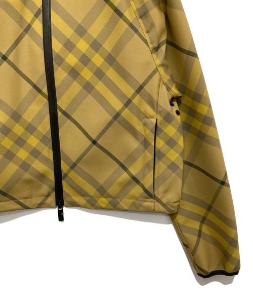 BURBERRY（バーバリー）BURBERRY (バーバリー) Cropped Checkered Light Jacket（クロップドチェッカー ライトジャケット）8082318 ベージュ サイズ:XSの古着・服飾アイテム