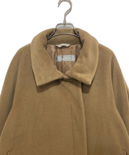 MaxMara（マックスマーラ）MaxMara (マックスマーラ) ベルテッドヴァージンウールコート ベージュ サイズ:SIZE42の古着・服飾アイテム