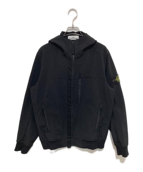 STONE ISLAND（ストーンアイランド）STONE ISLAND (ストーンアイランド) Soft Shell R Jacket 18AW 6915Q0522 ブラック サイズ:Mの古着・服飾アイテム