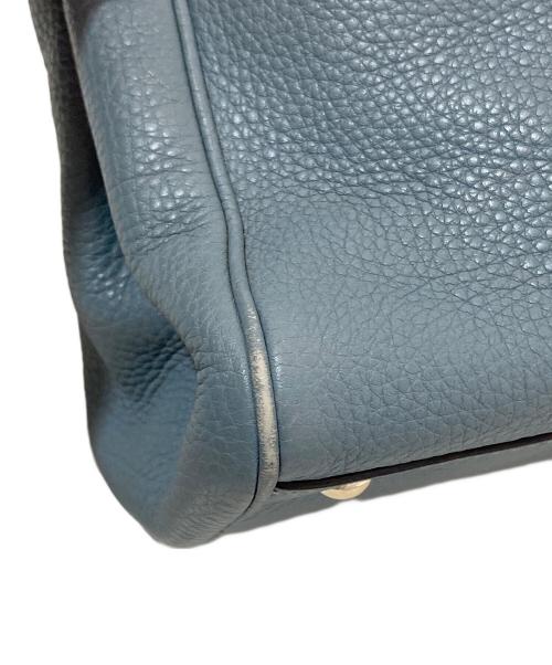 GUCCI（グッチ）GUCCI (グッチ) バンブーショッパーミディアムトートバッグ　ショルダーバッグ　323660 ブルーの古着・服飾アイテム