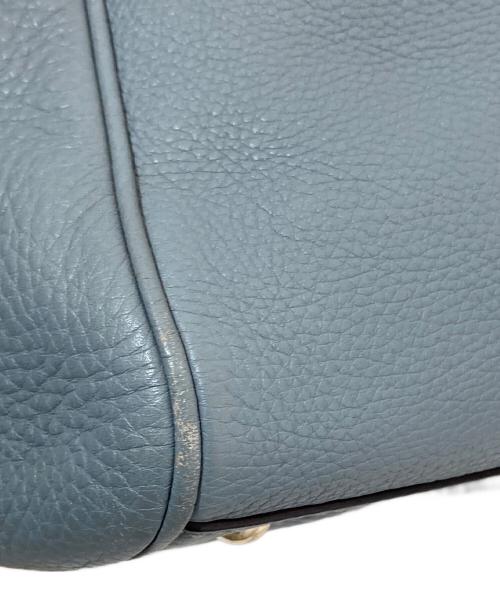 GUCCI（グッチ）GUCCI (グッチ) バンブーショッパーミディアムトートバッグ　ショルダーバッグ　323660 ブルーの古着・服飾アイテム