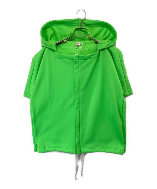 COMME des GARCONS（コムデギャルソン）COMME des GARCONS (コムデギャルソン) Polyester Hooded　ポリエステルフーデッド　GI-T005 グリーン サイズ:Sの古着・服飾アイテム