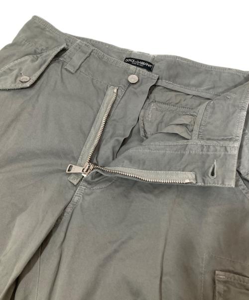 DOLCE & GABBANA（ドルチェ＆ガッバーナ）DOLCE & GABBANA (ドルチェ＆ガッバーナ) ジップデザインギミックカーゴパンツ グレー サイズ:不明の古着・服飾アイテム