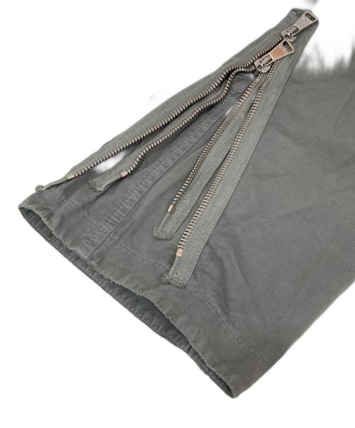 DOLCE & GABBANA（ドルチェ＆ガッバーナ）DOLCE & GABBANA (ドルチェ＆ガッバーナ) ジップデザインギミックカーゴパンツ グレー サイズ:不明の古着・服飾アイテム