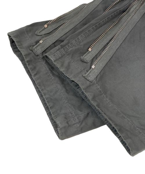 DOLCE & GABBANA（ドルチェ＆ガッバーナ）DOLCE & GABBANA (ドルチェ＆ガッバーナ) ジップデザインギミックカーゴパンツ グレー サイズ:不明の古着・服飾アイテム
