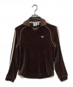 adidas×WALES BONNERアディダス×ウェールズボナー）の古着「TOWEL LONG SLEEVE SHIRT ゲーミングシャツ 	IB3251」｜ブラウン