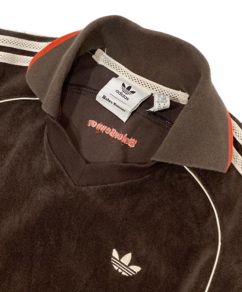 adidas（アディダス）adidas (アディダス) WALES BONNER (ウェールズボナー) TOWEL LONG SLEEVE SHIRT ゲーミングシャツ 	IB3251 ブラウン サイズ:XSの古着・服飾アイテム