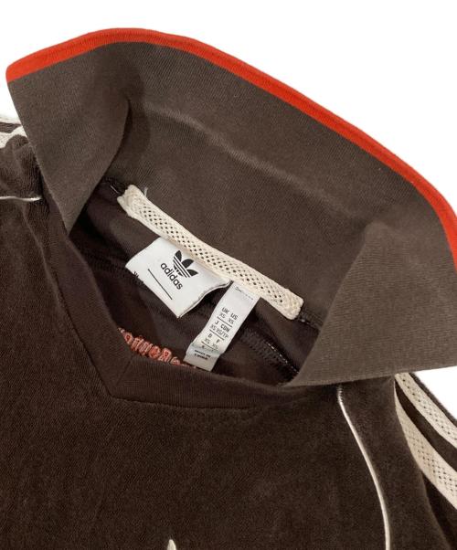 adidas（アディダス）adidas (アディダス) WALES BONNER (ウェールズボナー) TOWEL LONG SLEEVE SHIRT ゲーミングシャツ 	IB3251 ブラウン サイズ:XSの古着・服飾アイテム