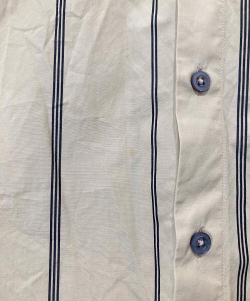 JIL SANDER（ジルサンダー）JIL SANDER (ジルサンダー) バンドカラーシャツ　ストライプシャツ　STRIPE SHIRTS　HSJMKM0032 イエロー サイズ:39の古着・服飾アイテム