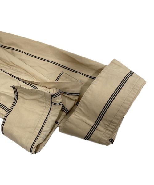 JIL SANDER（ジルサンダー）JIL SANDER (ジルサンダー) バンドカラーシャツ　ストライプシャツ　STRIPE SHIRTS　HSJMKM0032 イエロー サイズ:39の古着・服飾アイテム