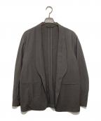 COLUMNコラム）の古着「ドライニットショールカラージャケット 42-230-04-060001」｜ブラウン