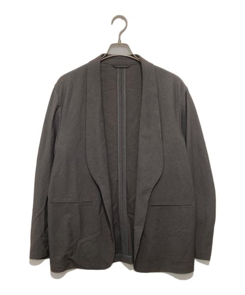 COLUMN（コラム）COLUMN (コラム) ドライニットショールカラージャケット 42-230-04-060001 ブラウン サイズ:Lの古着・服飾アイテム