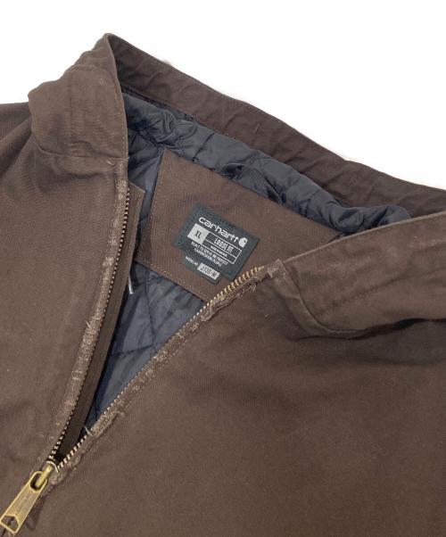 CarHartt（カーハート）CarHartt (カーハート) WASHED DUCK INSULATED ACTIVE JACKET アクティブジャケット 104050-DKB ブラウン サイズ:XLの古着・服飾アイテム