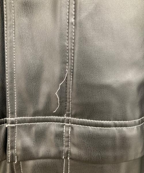 MAISON SPECIAL（メゾンスペシャル）MAISON SPECIAL (メゾンスペシャル) Vegan Leather Mods Coat　ヴィ―ガンレザーモッズコート ブラック サイズ:freeの古着・服飾アイテム