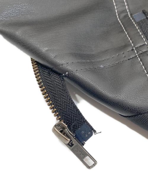 MAISON SPECIAL（メゾンスペシャル）MAISON SPECIAL (メゾンスペシャル) Vegan Leather Mods Coat　ヴィ―ガンレザーモッズコート ブラック サイズ:freeの古着・服飾アイテム